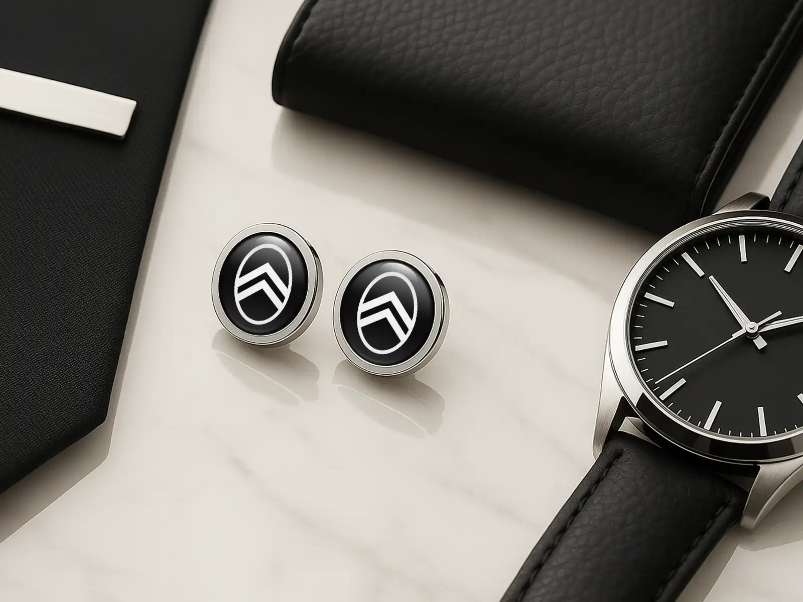 Citroen Boutons de Manchette Formels Mode Homme Durables